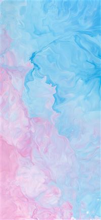 pink and blue abstract painting iPhone 11 wallpaper