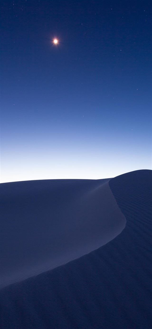 1125x2436 desert field under nig - nature iPhone 11 Wallpaper