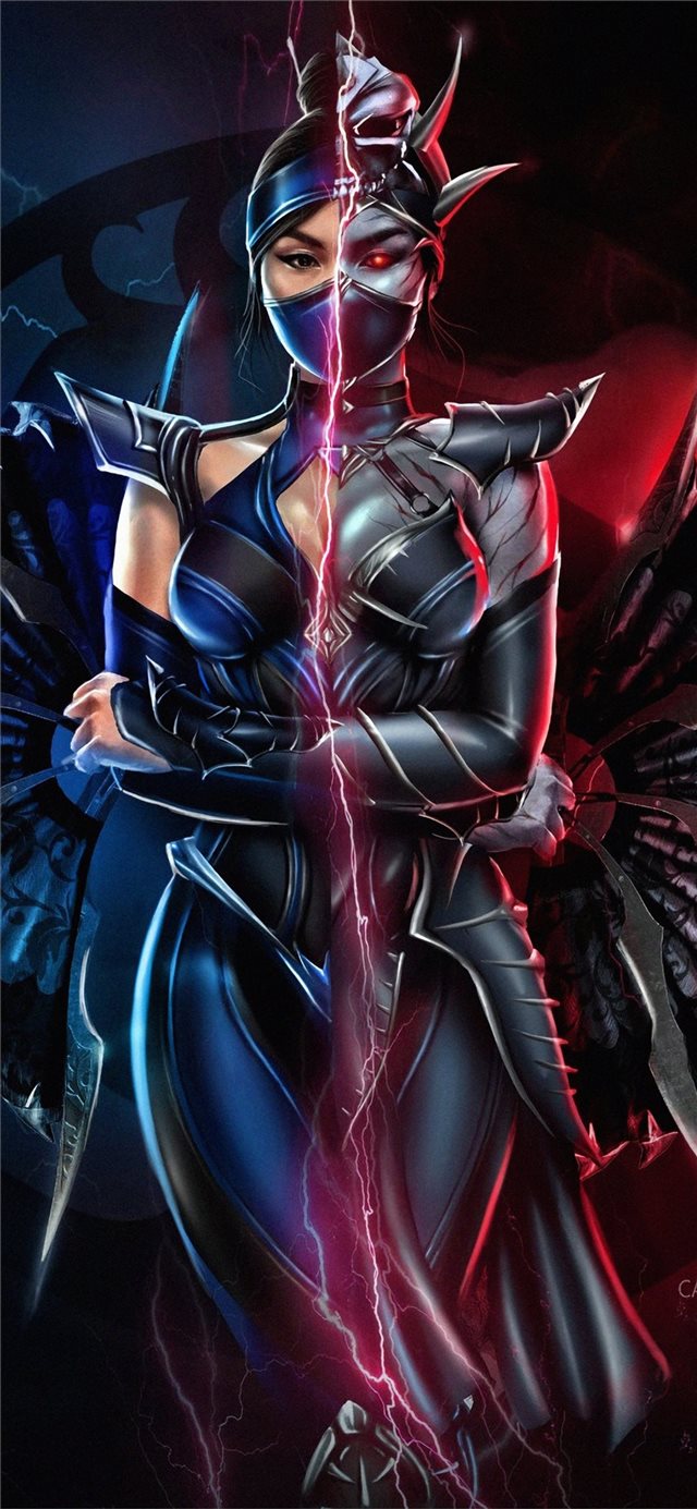 1125x2436 mortal kombat 11 kitana -  iPhone 11 Wallpaper