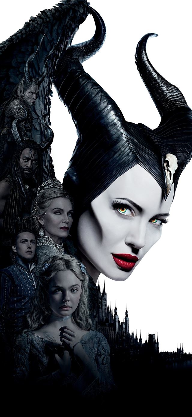 1125x2436 maleficent mistress of evil 5k - 5k iPhone 11 Wallpaper