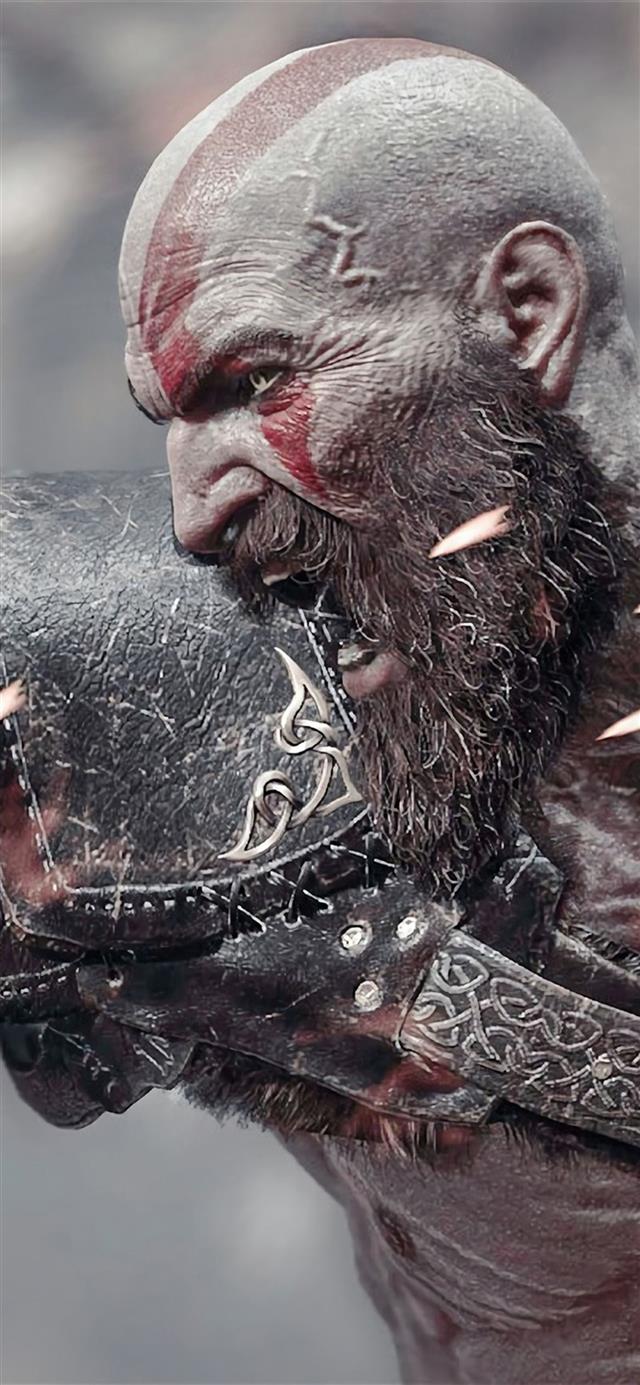 1125x2436 kratos digital art 4k -  iPhone 11 Wallpaper