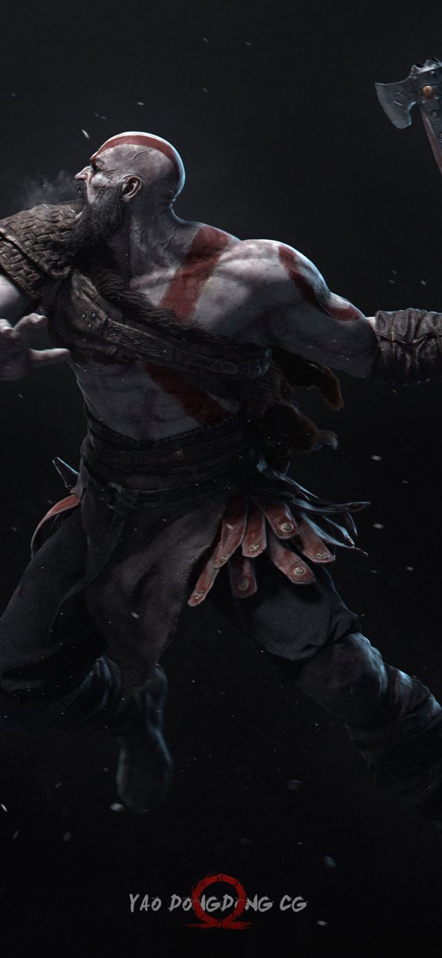 1125x2436 kratos 4k new art - kratos iPhone 11 Wallpaper