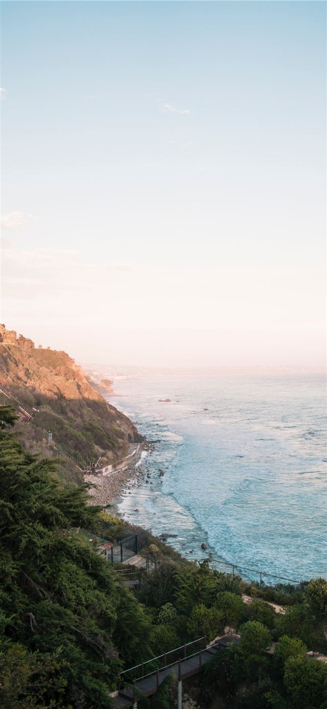 1125x2436 ocean waves - sunset iPhone 11 Wallpaper
