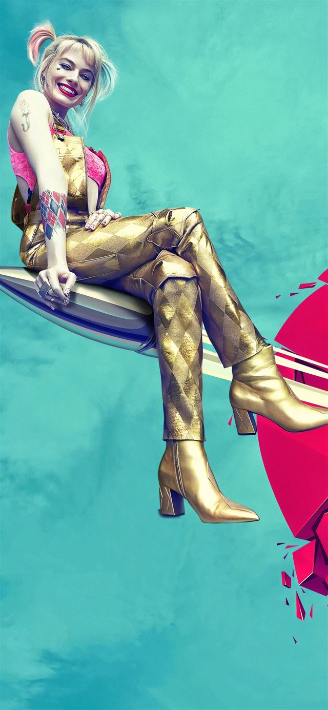 1125x2436 harley quinn birds of prey 4k 2020 - harley quinn iPhone 11 Wallpaper