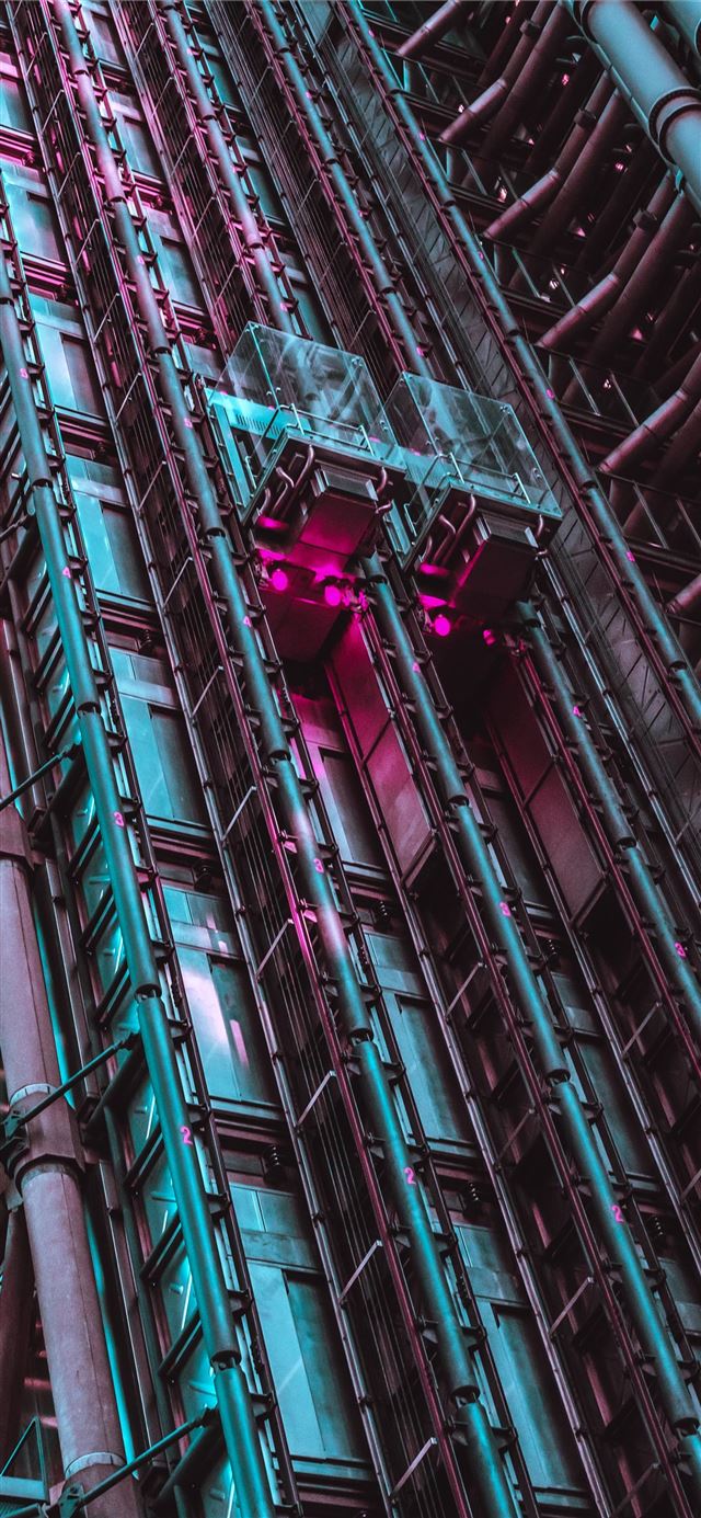 1125x2436 gray high rise building - brown iPhone 11 Wallpaper