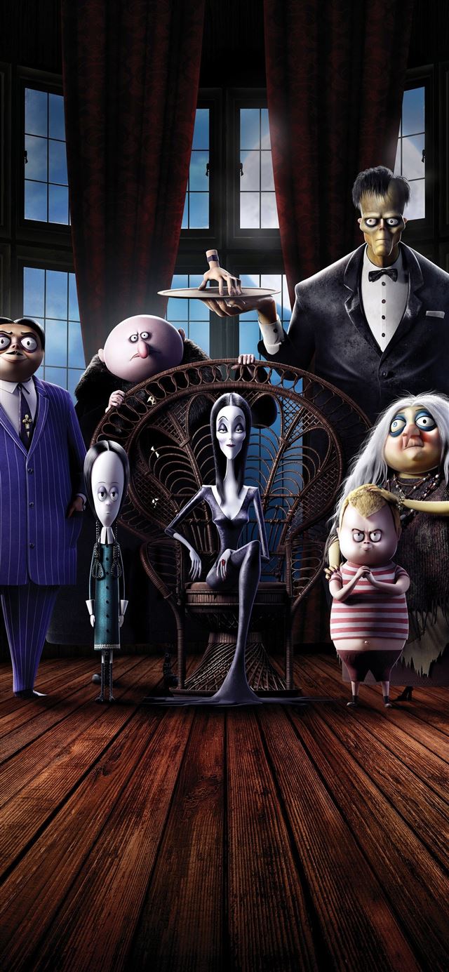 1125x2436 the addams family 8k movie 2019 - 5k iPhone 11 Wallpaper