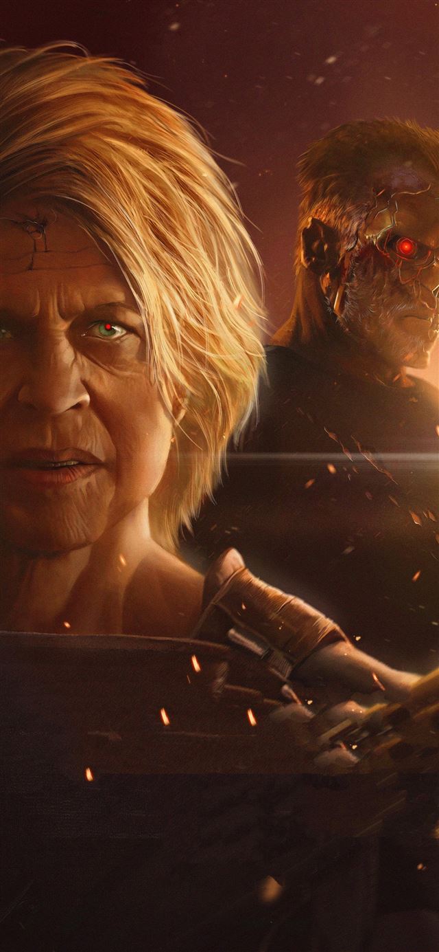 1125x2436 2019 terminator dark fate 5k art - 2019 movies iPhone 11 Wallpaper