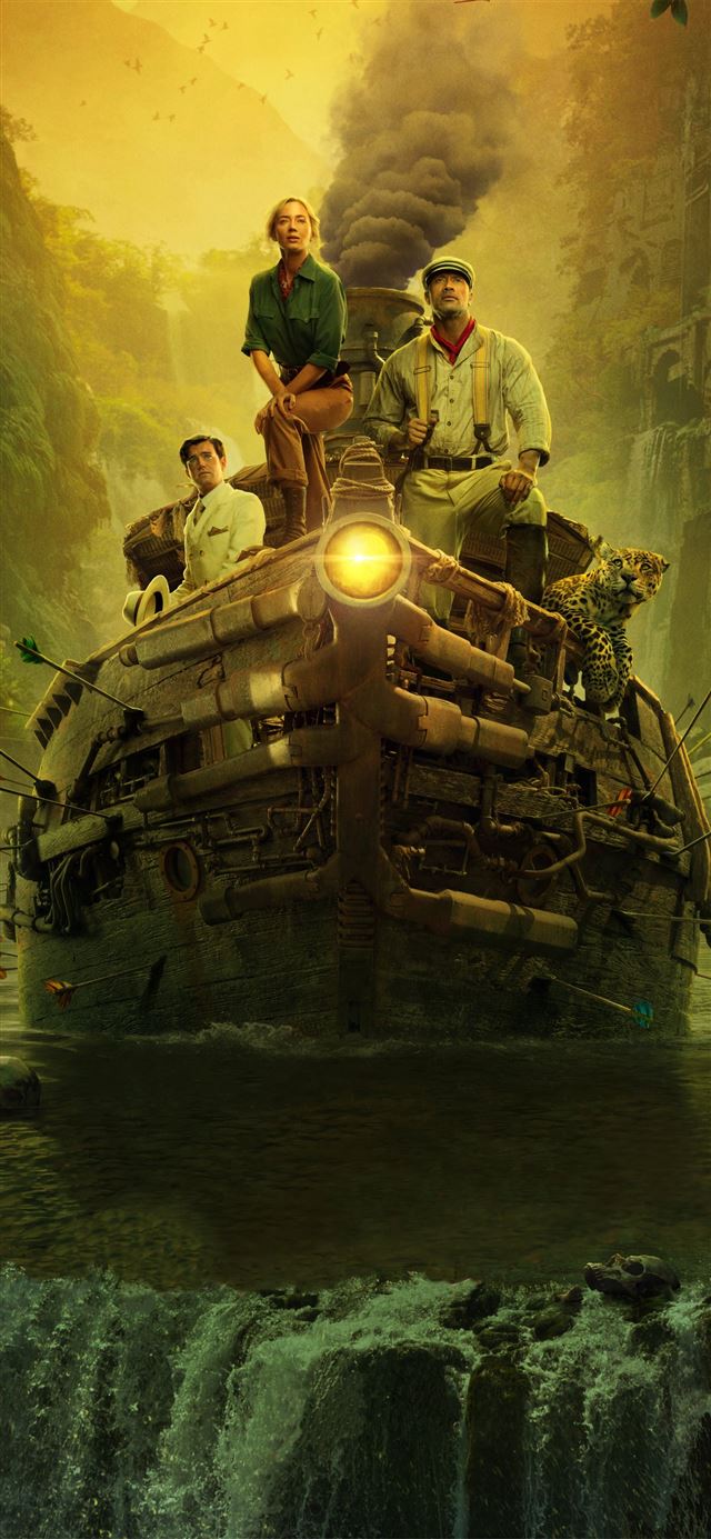 1125x2436 jungle cruise 2020 movie - dwayne johnson iPhone 11 Wallpaper