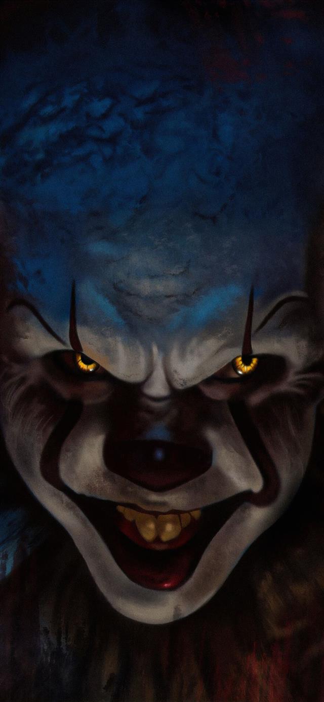 1125x2436 pennywise 4k 2019 - pennywise iPhone 11 Wallpaper