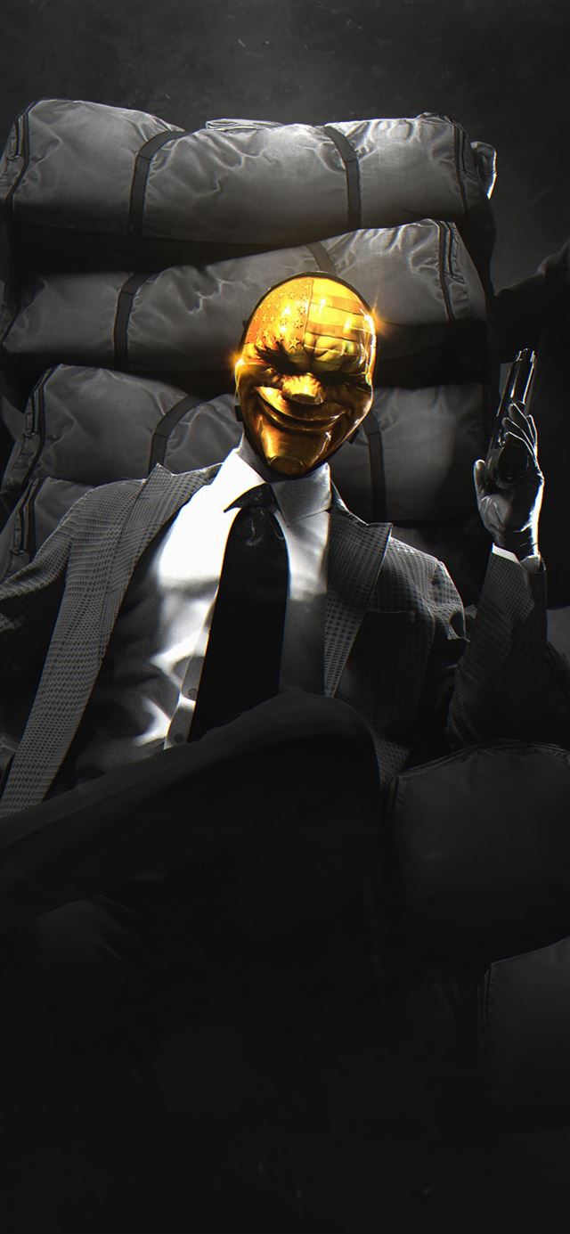 1125x2436 payday gold crew -  iPhone 11 Wallpaper