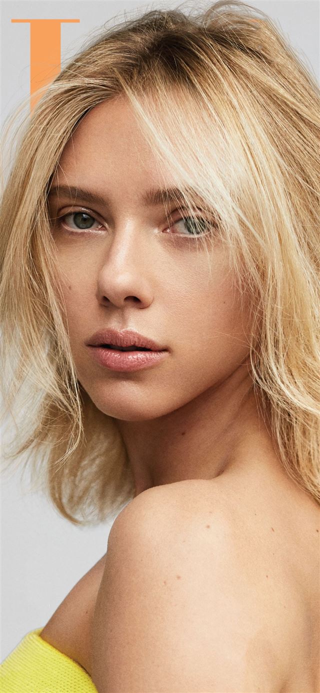 1125x2436 scarlett johansson elle 2019 photoshoot - photoshoot iPhone 11 Wallpaper