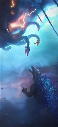 godzilla king of the monsters movie poster iPhone 11 wallpaper