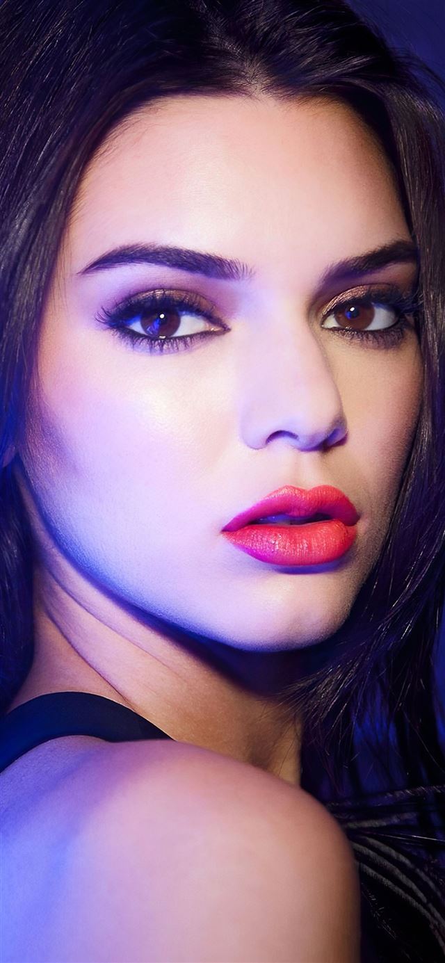 1125x2436 kendall jenner neon lights photography 2019 4k - neon iPhone 11 Wallpaper