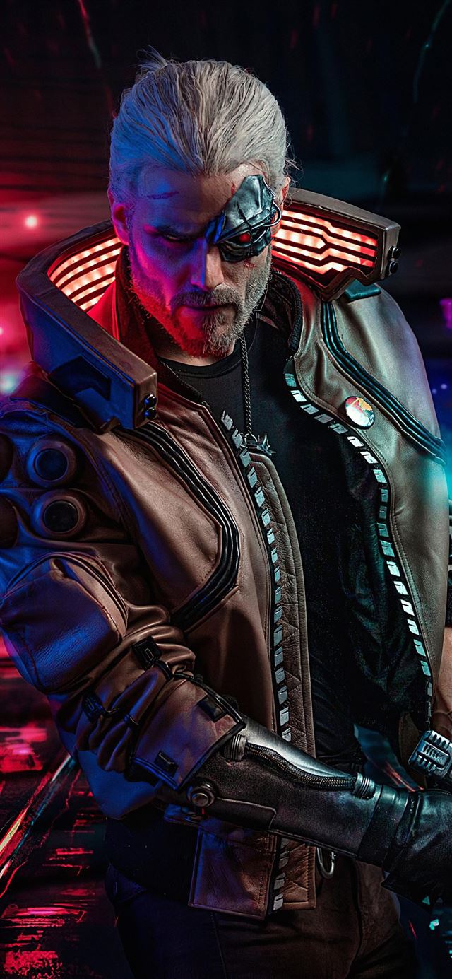 1125x2436 cyberpunk 2077 witcher -  iPhone 11 Wallpaper