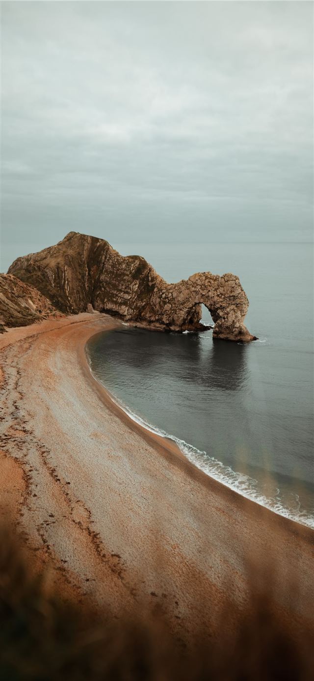 1125x2436 landscape photography of seacoast - uk iPhone 11 Wallpaper