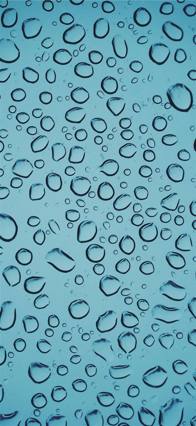 1125x2436 water droplets - texture iPhone 11 Wallpaper