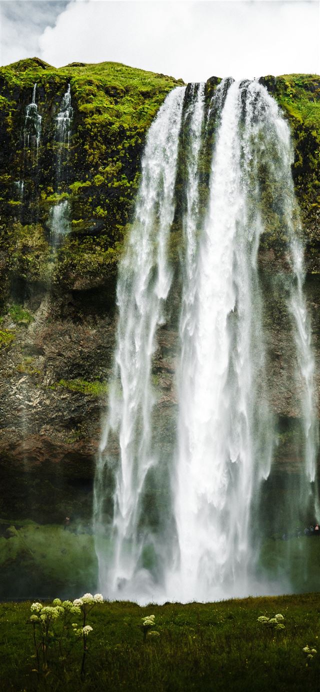 1125x2436 waterfalls during day - waterfall iPhone 11 Wallpaper