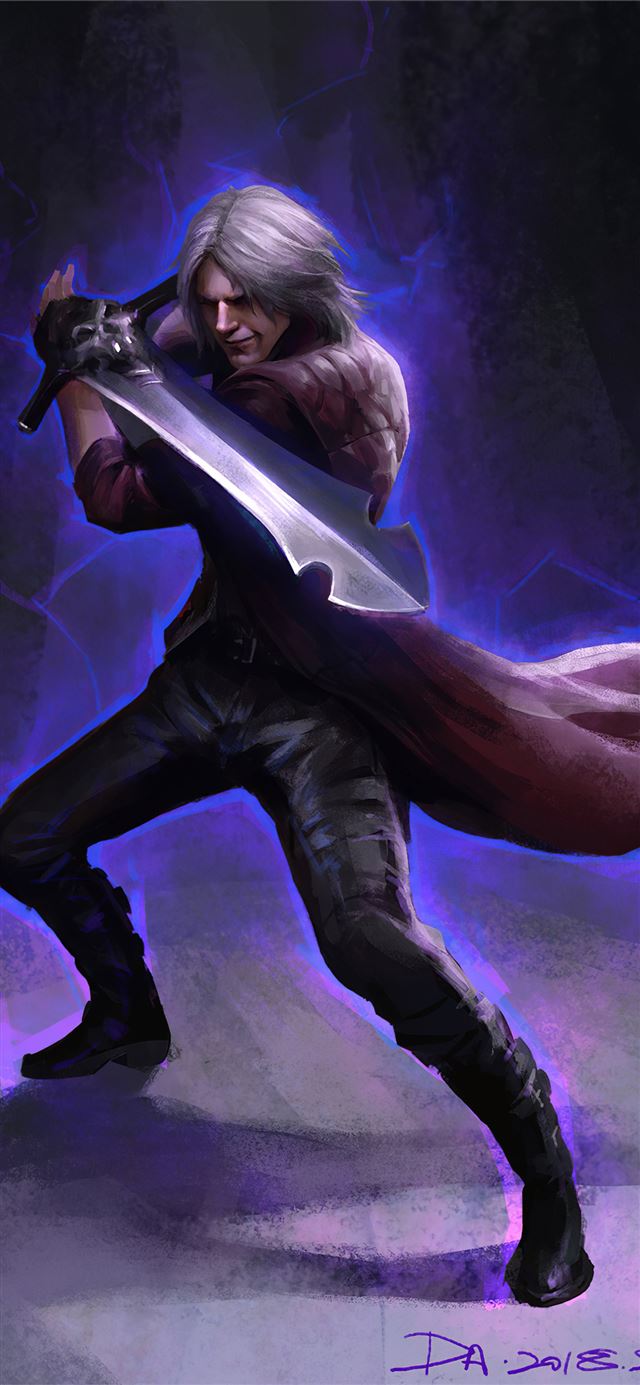 1125x2436 dante devil may cry 5 4k -  iPhone 11 Wallpaper