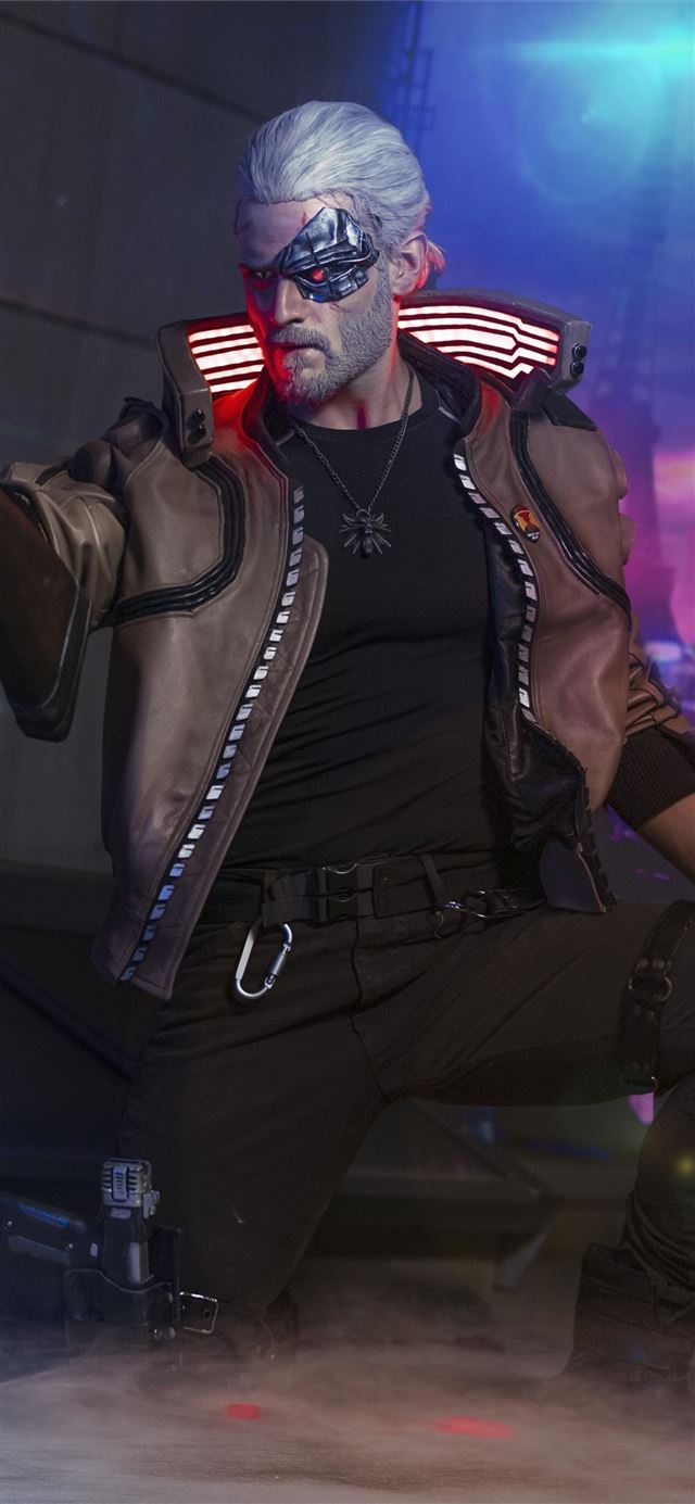 1125x2436 witcher 5k cyberpunk -  iPhone 11 Wallpaper