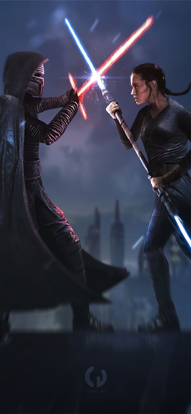 1125x2436 star wars ix duel of fates 4k - artwork iPhone 11 Wallpaper
