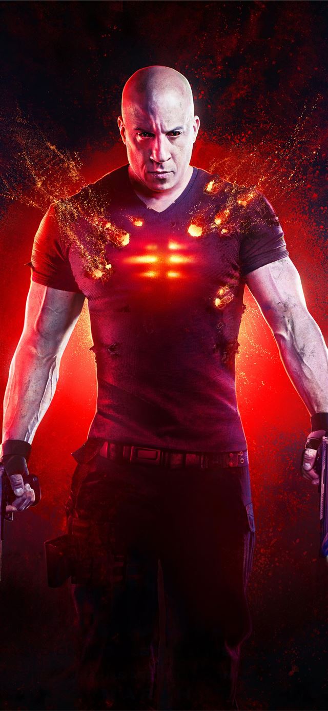 1125x2436 bloodshot movie 2020 5k vin diesel - 5k iPhone 11 Wallpaper