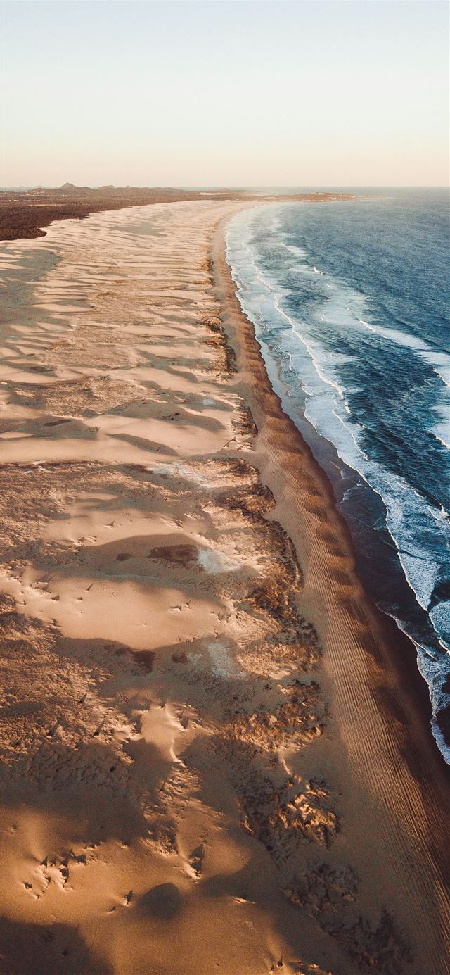 1125x2436 beach during daytime - landscape iPhone 11 Wallpaper