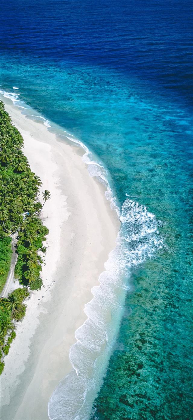 1125x2436 beach and ocean during day -  iPhone 11 Wallpaper