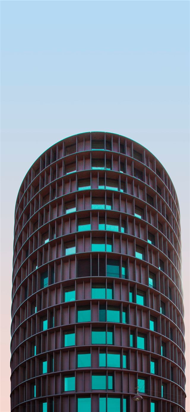 1125x2436 brown high rise building - city iPhone 11 Wallpaper