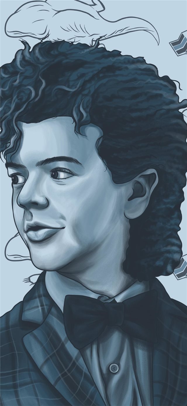 1125x2436 1242x2688 Dustin Stranger Things Season 2 FanArt M... - stranger things iPhone 11 Wallpaper
