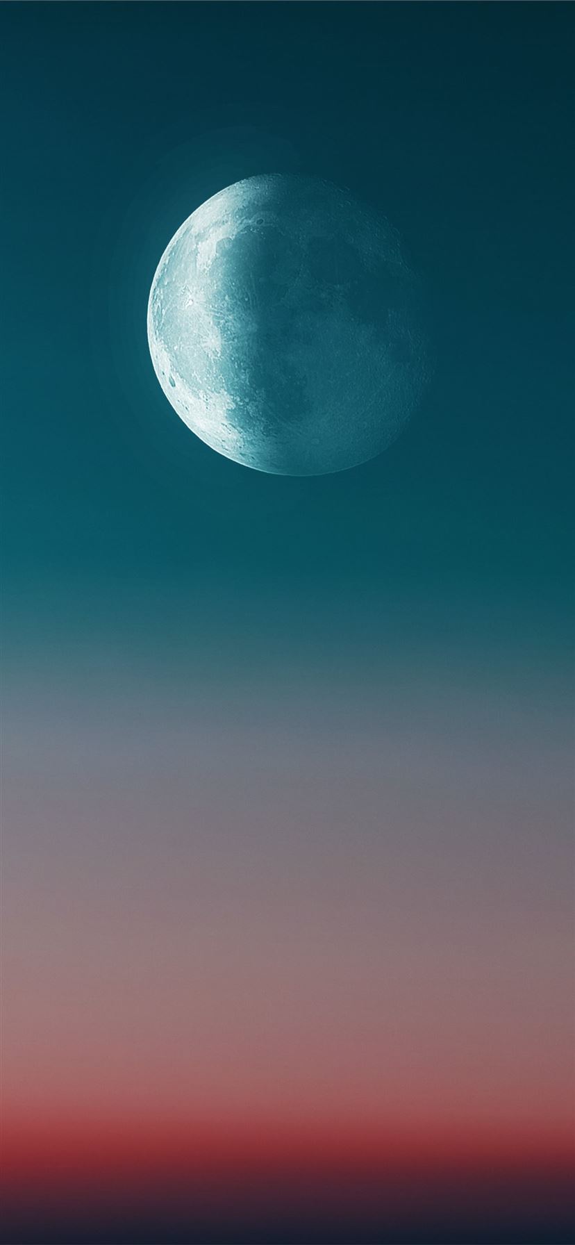 full moon during day iPhone 11 Wallpapers Free Download