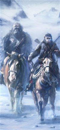 war for the planet of the apes concept art 4k wallpaper