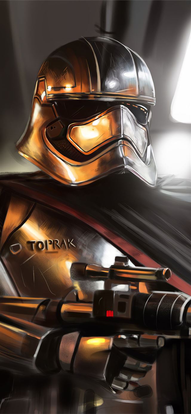 1125x2436 captain phasma art4k 2020 - movies iPhone 11 Wallpaper