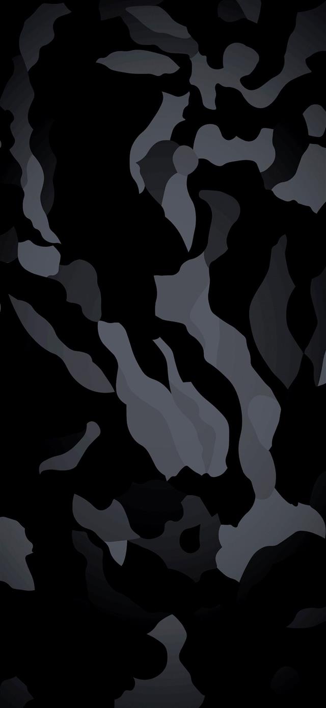 1125x2436 Black Pattern Military camouflage Camouflage Desig... -  iPhone 11 Wallpaper