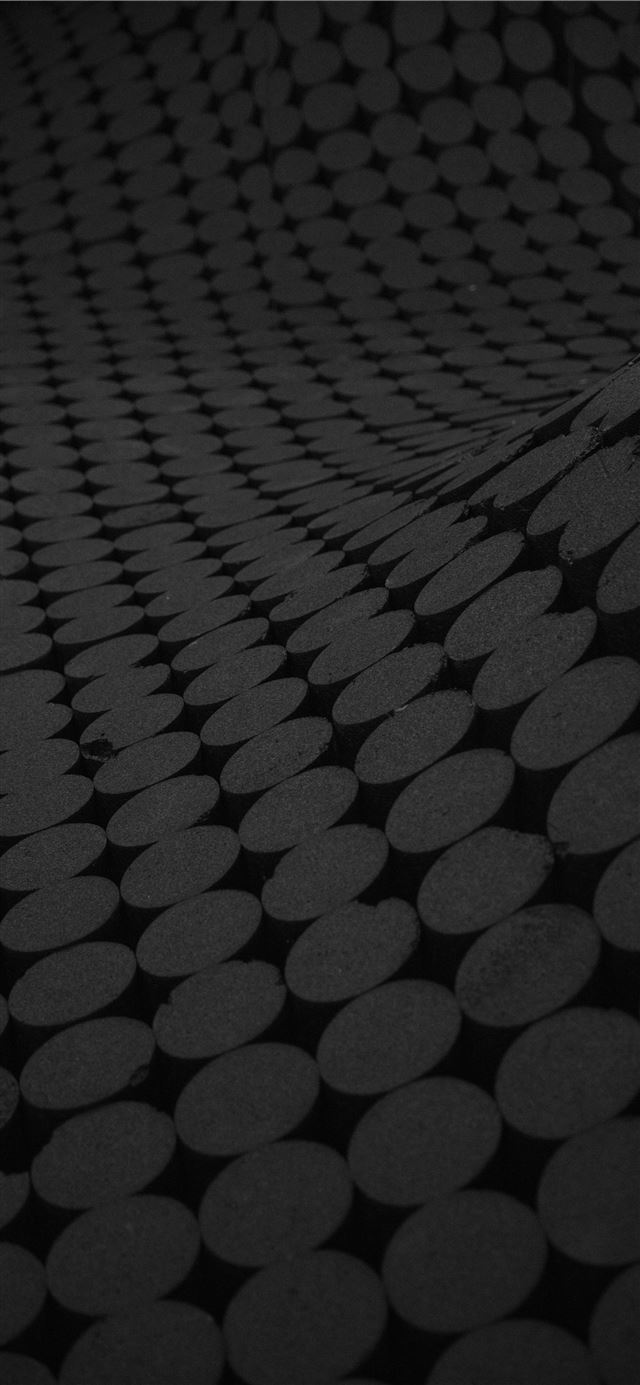 1125x2436 black and gray dotted surface - black iPhone 11 Wallpaper