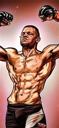 Nate Diaz Art Samsung Galaxy Note 9 8 S9 S8 S8 QHD wallpaper