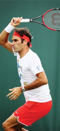 Roger Federer trend of April iPhone 11 wallpaper