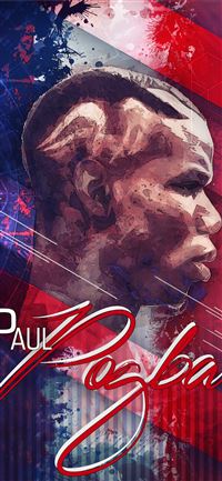 95 Pogba 2018 on afari wallpaper