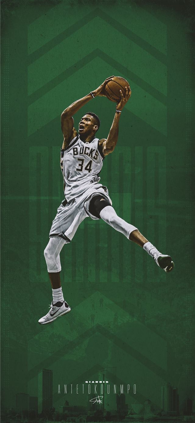 1125x2436 Giannis Phone Design MkeBucks - giannis antetokounmpo iPhone 11 Wallpaper