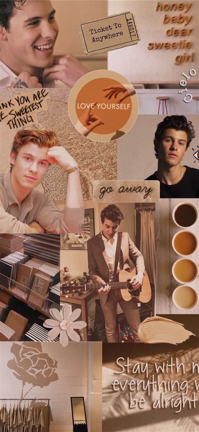 1125x2436 Shawn Mendes aesthetic beige - shaun white iPhone 11 Wallpaper
