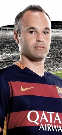Andres Iniesta Fc Barcelona Samsung Galaxy Note 9 ... wallpaper