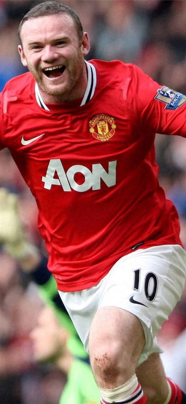 1125x2436 wayne rooney manchester united footballer - soccer celebrity iPhone 11 Wallpaper