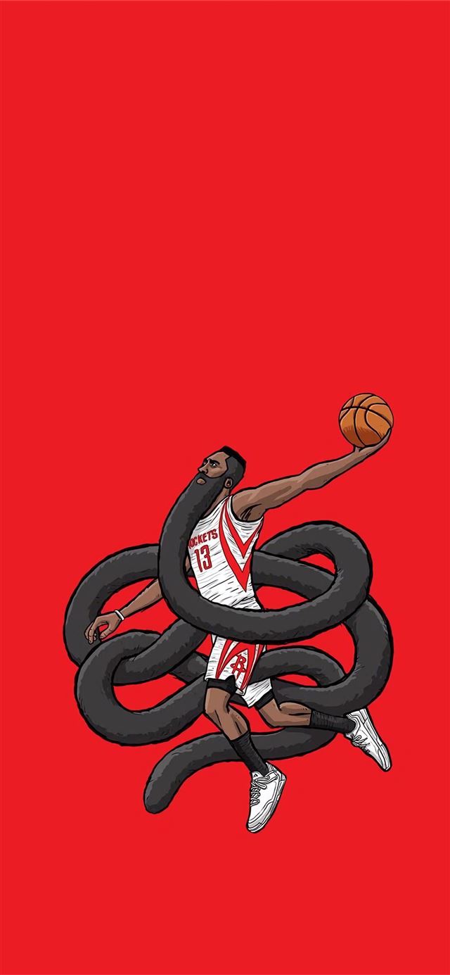 1125x2436 James Harden posted by Zoey Thompson - basketball celebrity iPhone 11 Wallpaper
