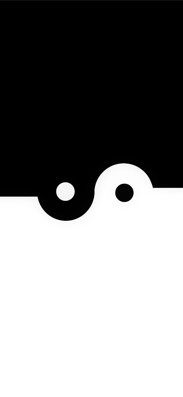 1125x2436 Yin yang minimalist S10 -  iPhone 11 Wallpaper