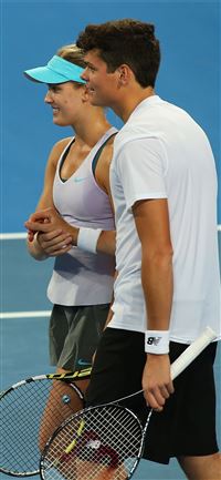 Canada's Milos Raonic Eugenie Bouchard lose to Pol... wallpaper