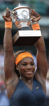 Is Serena Williams the most dominant athlete of th... iPhone 11 wallpaper