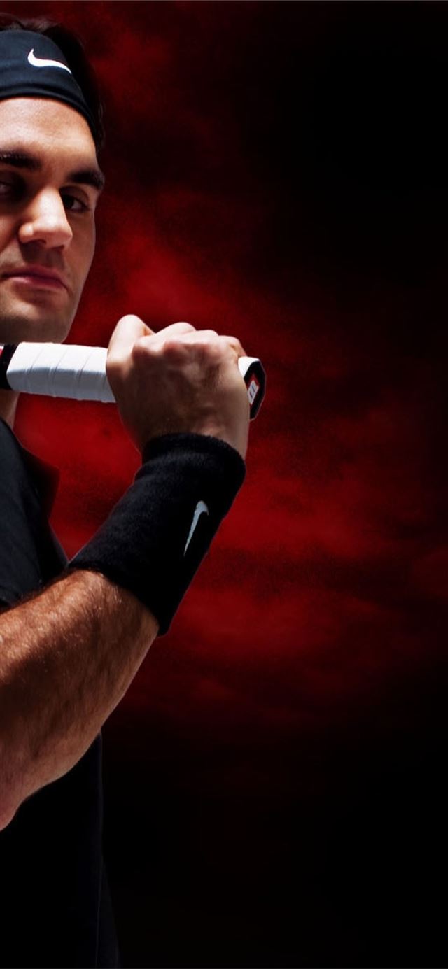 1125x2436 roger federer racket tennis player Samsung Galaxy ... - tennis celebrity iPhone 11 Wallpaper