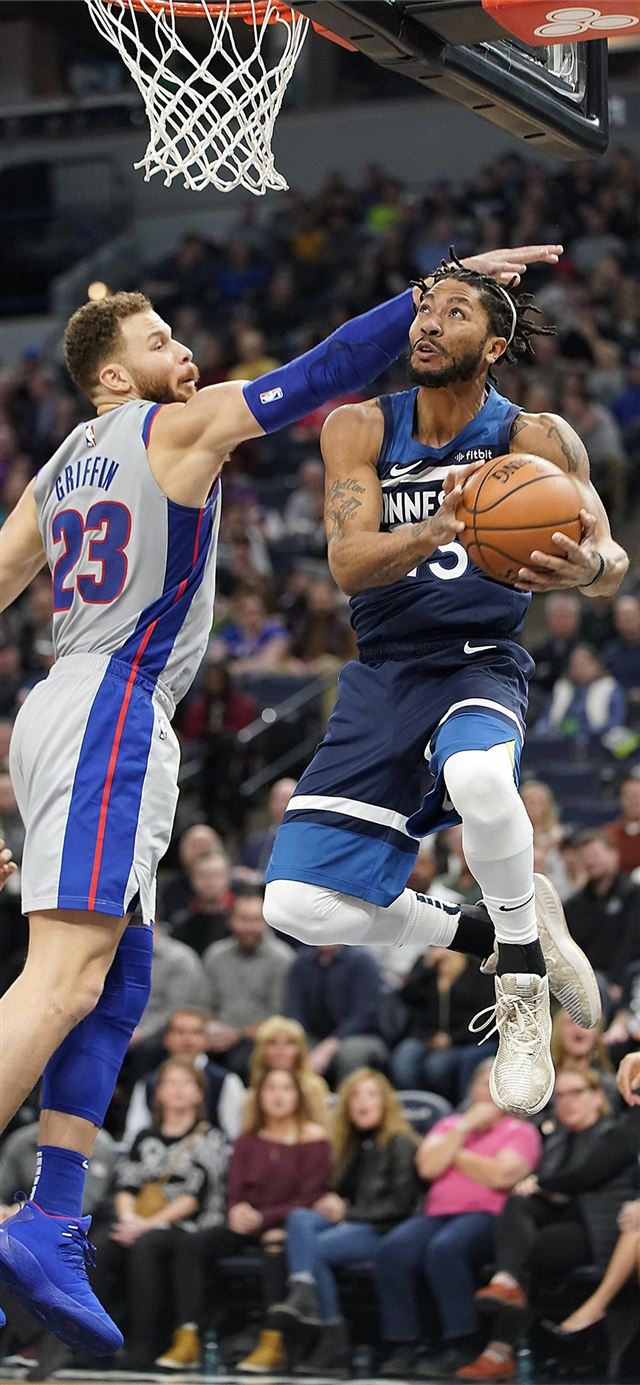 1125x2436 Derrick Rose and Detroit Pistons agree on 2 year c... - basketball celebrity iPhone 11 Wallpaper
