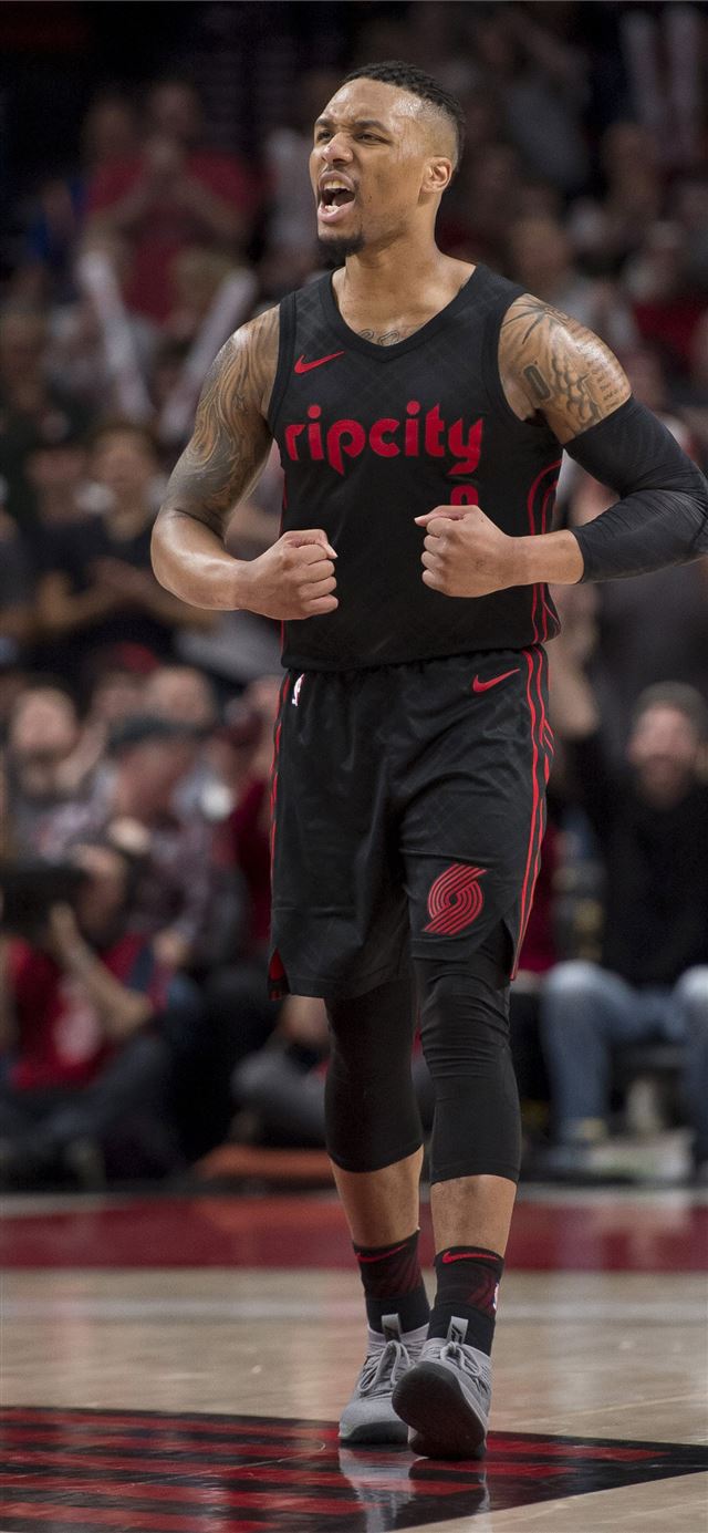 1125x2436 Damian Lillard after Portland Trail Blazers beat W... - damian lillard iPhone 11 Wallpaper