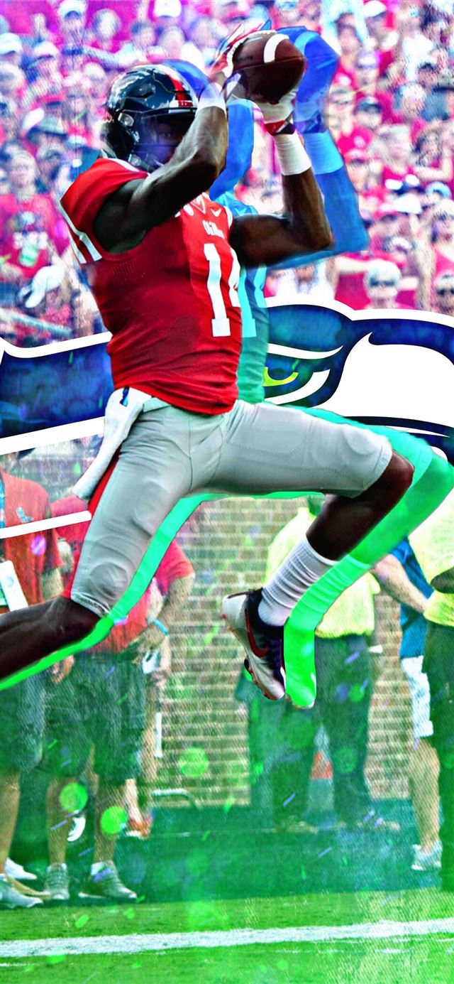 1125x2436 D K Metcalf Top Free D K Metcalf Backgrounds - american football celebrity iPhone 11 Wallpaper