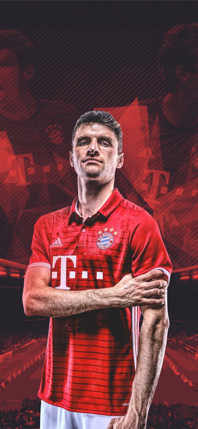 1125x2436 Best 50 Muller on Hip - soccer celebrity iPhone 11 Wallpaper
